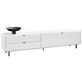 Dieter Knoll NÍZKA KOMODA, dub, biela, 216,8/50,1/46 cm.