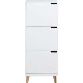 Livetastic VÝKLOPNÁ SKRINKA NA TOPÁNKY, biela, 47/133,5/30 cm.