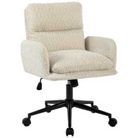 MID.YOU OTOČNÁ STOLIČKA, buklé, čierna, béžová.