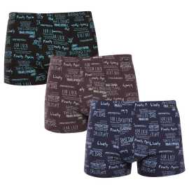 3PACK Herren Klassische Boxershorts Andrie mehrfarbig (PS 5787) L.
Sind Sie auf der Suche nach Unterwäsche, die Ihnen maximalen Komfort bietet , hochwertig verarbeitet ist und Sie gleichzeitig nicht mit ihrem Aussehen enttäuscht?
Hochwertiges Material, das sich gut trägt
Die Boxershorts sind aus einer bequemen Baumwollmischung mit einem Hauch von Elastan gefertigt.
Modernes Design und klassischer Stil
Die Boxershorts haben einen bequemen Schnitt mit längeren Beinen, was Sie im Alltag und bei längeren Trainingseinheiten zu schätzen wissen werden - es besteht keine Gefahr des Einlaufens oder Reibens.
Warum Andrie Boxershorts

Bequemer Schnitt mit längerem Bein: Sie sitzen gut und halten den ganzen Tag ihre Form, ohne zu drücken.
Elegantes Design: Ein verspieltes und doch geschmackvolles Design, das Ihnen einen Hauch von Flair verleiht.
Hochwertiges Material: Kombination aus Baumwolle und Elastan für ein ideales Verhältnis von Weichheit und Elastizität.

Andrie bietet tschechische Unterwäsche für Männer, die wissen, was sie wollen
Die Herren-Shorts Andrie zeichnen sich durch ihre angenehmen Materialien und die Qualität der Verarbeitung aus.
Pflegehinweise für Andrie Boxershorts für Männer
Damit Ihre Boxershorts lange in gutem Zustand bleiben, empfehlen wir Ihnen, die folgenden Pflegehinweise zu beachten.

Waschen: Wir empfehlen, die Boxershorts bei einer Temperatur von maximal 40 °C zu waschen.
Trocknen: Das Trocknen im Wäschetrockner wird nicht empfohlen, da die hohen Temperaturen die elastischen Fasern beschädigen und ein Schrumpfen verursachen können.
Bügeln: Falls erforderlich, können Sie die Boxershorts auf einer niedrigeren, für Baumwolle geeigneten Stufe bügeln.

Tip: Werden Sie ein Experte für die Pflege von Unterwäsche mit den Ratschlägen in unserem Artikel und geben Sie Ihren Lieblingsstücken die Pflege, die sie verdienen.