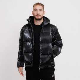 Ea7 emporio armani technical fabric padded jacket l.