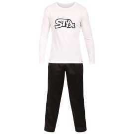 Pánske pyžamo Styx čiernobiele (PDP1061) S.
Chcete si dopriať maximálne pohodlie pri spánku a relaxácii doma?
Kvalitné materiály pre maximálne pohodlie
Pánske pyžamo Styx je vyrobené z prvotriednych materiálov, ktoré zaručujú pohodlie počas celej noci.
Pohodlný strih a moderný dizajn
Strih pyžama Styx je navrhnutý pre dokonalé pohodlie.
Prečo si vybrať pánske pyžamo Styx?

Prémiové materiály: Bavlnený satén na nohavice, mäkká bavlna na košeľu.
Pohodlný strih: Voľnosť pohybu a maximálne pohodlie.
Česká výroba: Záruka kvality a podpora lokálnych výrobkov.

Kvalita z Českej republiky - to je spodná bielizeň Styx
Značka Styx má viac ako 30 rokov skúseností s výrobou kvalitnej spodnej a domácej bielizne.
Ako sa starať o pyžamo Styx?

Pranie: Per na 30 °C s jemným pracím prostriedkom.
Sušenie: Najlepšie je nechať ho voľne uschnúť, sušičku radšej vynechajte.
Žehlenie: Pokiaľ je potrebné, žehli naruby na nízku teplotu.

Tip: Staňte sa expertom na údržbu spodnej bielizne vďaka tipom v našom článku a doprajte svojim obľúbeným kúskom starostlivosť, akú si zaslúžia.