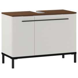 Xora SKRINKA POD UMÝVADLO, kašmírová, čierna, farba orecha, kašmírová, 80/59/34 cm.