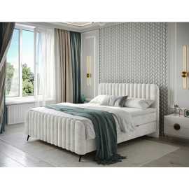 MID.YOU AMERICKÁ POSTEĽ, 160/200 cm, béžová.