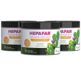 Hepafar Cleanse & Night burn – Čistiaci detoxikačný nápoj 3-balenie. Očisťujúci detoxikačný nápoj, ktorý pomáha vyplavovať toxíny a podporuje metabolizmus tukov počas spánku