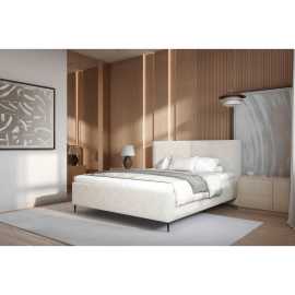 MID.YOU ČALÚNENÁ POSTEĽ, 160/200 cm, béžová.