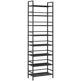 PBJ REGÁL NA TOPÁNKY, čierna, 59/196/30 cm.