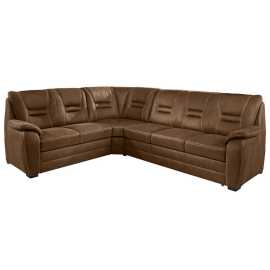 Beldomo Comfort ROHOVÁ SEDACIA SÚPRAVA, textil, tmavohnedá.