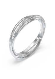 Guess Pevný oceľový náramok Perfect JUBB04072JWRHT/U 5,5 x 4,5 cm.