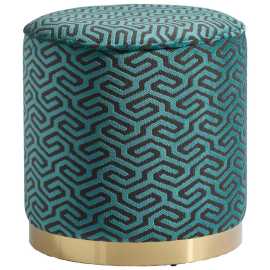 MID.YOU TABURETKA, textil, kompozitné drevo, 40/42/40 cm.