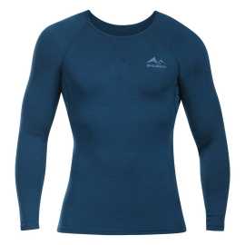 Pánske termo tričko HUSKY MERTEE merino modré (HT0-0978) L.
Hľadáš funkčnú prvú vrstvu, ktorá ťa zahreje, ale nezaparí?
Merino vlna – prírodný výkon v akcii
Merino vlna je legendárny materiál medzi outdoorovými nadšencami, a právom.
Jednoduchosť, ktorá funguje
Minimalistické prevedenie trička s decentným logom HUSKY na hrudi podčiarkuje technický a čistý vzhľad.
Prečo vyskúšať merino tričko HUSKY

100% merino vlna: Hreje, dýcha, nezapácha.
Priliehavý strih s plochými švami: Bez odrenín a bez obmedzenia pohybu.
Univerzálne použitie: Do hôr, na šport aj do mesta.

HUSKY nielen pre športovcov
Česká značka HUSKY pôsobí na trhu už viac než 20 rokov a za ten čas si získala obľubu outdoorových nadšencov. Z pôvodnej ponuky športových batohov vyrástla na značku špecializujúcu sa na funkčné oblečenie a spodnú bielizeň, ktorá drží krok pri každej aktivite – od vysokohorských expedícií cez rodinné výlety až po náročné pracovné dni.
Ako sa starať o termo tričko z merino vlny
Aby si si svoje obľúbené oblečenie užíval dlho v perfektnom stave, odporúčame dodržiavať tieto pokyny:

Pranie: Per šetrne do 30 °C na program pre vlnu.
Sušenie: Nesuš v sušičke.
Žehlenie: Obvykle netreba.

Tip: Merino vlna patrí medzi najjemnejšie materiály, preto si zaslúži šetrné zaobchádzanie.