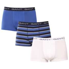 3PACK pánske boxerky Gant viacfarebné (902533023-407) M, trenky.
Stavte na pohodlie a nadčasový vzhľad s pánskymi boxerkami GANT v nadčasovej farebnej kombinácii.
Prvotriedny materiál pre každodenné pohodlie
Boxerky sú vyrobené z kvalitnej zmesi bavlny a elastanu.
Moderný dizajn do práce aj na večerné rande
Jednoduchý dizajn dopĺňa vytkávaná guma v páse s logom GANT, ktorý je mäkký a netlačí.
Prečo by ste určite mali vyskúšať boxerky GANT

Kvalitný materiál a pohodlný strih:Mäkká bavlna s elastanom zaručuje pohodlie a skvelý strih.
Štýlový minimalistický dizajn: Klasické farebné prevedenie a vyšívané elastické logo pôsobia elegantne a moderne.
Univerzálnosť: Ideálne na každodenné nosenie, do práce, na šport aj na voľný čas.

Spodná bielizeň GANT pre štýlových mužov
Od roku 1949 je značka GANT synonymom precízneho remeselného spracovania a kvalitných materiálov.
Ako sa starať o pánske boxerky GANT
Aby vám spodná bielizeň dlho vydržala v skvelom stave, odporúčame dodržiavať tieto tipy.

Perte: Per ich pri maximálnej teplote 40 °C.
Sušenie: Boxerky môžeš sušiť v sušičke - odporúčame nastaviť šetrný program na nižšiu teplotu.
Žehlenie: Ak je to potrebné, môžeš ich žehliť na nízku teplotu, ideálne naruby.

Tip: Nájsť ten správny kus spodnej bielizne, ktorý vám dokonale padne, môže byť náročné.