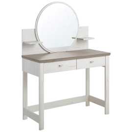 Hom`in TOALETNÝ STOLÍK, sivá, biela, 104,3/45/143 cm.