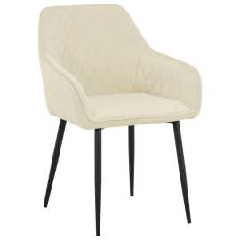 Novel STOLIČKA S PODRÚČKAMI, železo, tkaná textília, krémová, čierna.