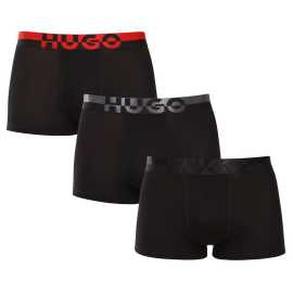 3PACK pánske boxerky HUGO čierna (50545667 002) M, trenky.
Stavte na nadčasovú eleganciu a špičkový komfort s pánskymi boxerkami HUGO.
Materiál, ktorý vám dokonale padne
Kombinácia vysokokvalitnej bavlny s prímesou elastanu zaručuje optimálnu kombináciu pohodlia a pružnosti.
Štýl, ktorý hovorí sám za seba
Striedma farebnosť je vhodná pre všetkých mužov, ktorí nemajú radi módne výstrelky.
Prečo si zamilujete boxerky HUGO

Prvotriedny materiál v kombinácii bavlny a elastanu.
Elegantný dizajn v klasických farbách.
Dlhšie nohavičky pre väčšie pohodlie.

Spodná bielizeň Hugo pre milovníkov pohodlia a luxusu
Značka spodnej bielizne Hugo patrí do rodiny odevov Hugo Boss a vyniká kvalitnými materiálmi a precíznym spracovaním.
Ako sa starať o boxerky HUGO
Aby vaše obľúbené boxerky dlho vydržali, odporúčame dodržiavať tieto tipy.

Pranie: Per je pri teplote 40 °C.
Sušenie: Boxerky môžeš sušiť v sušičke na šetrný program.
Žehlenie: Pokiaľ je potrebné, žehli ich naruby pri nižšej teplote.

Tip: Staňte sa expertom na údržbu spodnej bielizne vďaka radám v našom článku a doprajte svojim obľúbeným kúskom starostlivosť, ktorú si zaslúžia.
