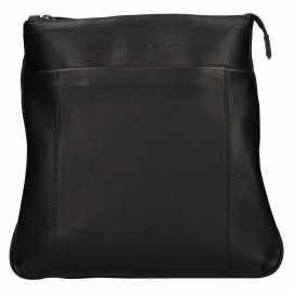 Luxusná kožená pánska taška Ripani Vodin - čierna.