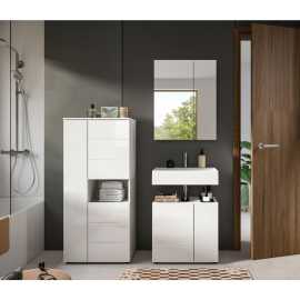 MID.YOU KÚPEĽŇA biela s vysokým leskom.