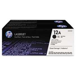 HP 12A Q2612AD dvojbalení čierný (black) originálny toner.
Originálny toner = záruka priamo od výrobcu tlačiarne
100 % použitie v tlačiarni - bezproblémové fungovanie s vašou tlačiarňou
Použitím originálnej náplne predlžujete životnosť tlačiarne
Osvedčená špičková kvalita - vysoko kvalitná a spoľahlivá tlač originálnou tlačovou kazetou od prvej do poslednej stránky
Trvalé a profesionálne výsledky tlače - dlhodobá udržateľnosť tlače
Kratšia prodleva pri tlači stránok
Garancia Vašej spokojnosti s použitím našej originálnej náplne
Zabezpečujeme bezplatnú recykláciu originálnych náplní
Zlyhanie náplne v menej ako 1% prípadov
Jednoduchá a rýchla výmena náplne

Kód výrobcu: Q2612AD