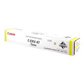 Canon C-EXV47 8519B002 žltý (yellow) originálny toner.
Originálny toner = záruka priamo od výrobcu tlačiarne
100 % použitie v tlačiarni - bezproblémové fungovanie s vašou tlačiarňou
Použitím originálnej náplne predlžujete životnosť tlačiarne
Osvedčená špičková kvalita - vysoko kvalitná a spoľahlivá tlač originálnou tlačovou kazetou od prvej do poslednej stránky
Trvalé a profesionálne výsledky tlače - dlhodobá udržateľnosť tlače
Kratšia prodleva pri tlači stránok
Garancia Vašej spokojnosti s použitím našej originálnej náplne
Zabezpečujeme bezplatnú recykláciu originálnych náplní
Zlyhanie náplne v menej ako 1% prípadov
Jednoduchá a rýchla výmena náplne

Kód výrobcu: 8519B002
