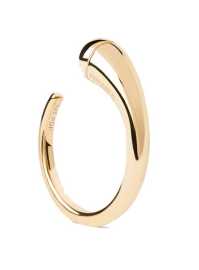 PDPAOLA Otvorený pozlátený prsteň Loop Essentials AN01-D01 52 mm.