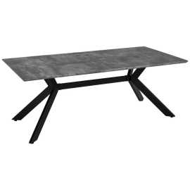 Livetastic KONFERENČNÝ STOLÍK, svetlosivá, kov, kompozitné drevo, 120/45/60 cm.