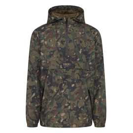 Trakker bunda techpro camo smock - l.
 Vlastnosti produktu: •vyrobené z vysoko vodeodolnej látky s vodným stĺpcom 5 000 mm •plne podlepené švy pre maximálnu vodeodolnosť •vodotesné zipsy zabraňujú vniknutiu vody •skrytá ventilácia v podpazuší, ktorá pomáha regulovať telesnú teplotu •výrazný, maskovací vzor Trakker •nastaviteľná kapucňa a lem pre dodatočný tepelný komfort •bundu je možné ľahko zbaliť do minimálnych rozmerov 
 Technické parametre: •Veľkosti S – XXXL •Materiál: 100% polyester