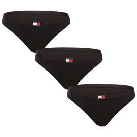 3PACK dámske nohavičky Tommy Hilfiger čierne (UW0UW06141 0XK) XL.