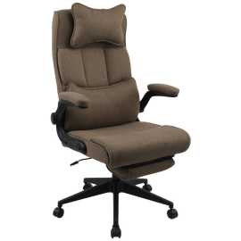 MID.YOU KANCELÁRSKE KRESLO, tkaná textília, hnedá.