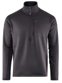 Grundéns termoprádlo grundies thermal 1/2 zip black - xl.
 Špecifikácia: •Ťažký strečový fleece materiál s termoregulačnými vlastnosťami •Hlboký zips uprostred vpredu umožňujúci maximálne vetranie •Náprsné vrecko na príslušenstvo •Protizápachové vlastnosti HeiQ