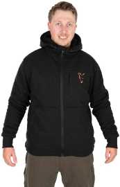 Fox bunda collection sherpa jacket black orange - xl.
