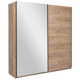 MID.YOU SKRIŇA S POSUVNÝMI DVERAMI, farba duba, 200/210/62 cm.