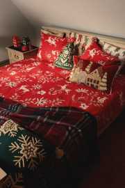 Sada bavlnených obliečok Medicine červená farba.