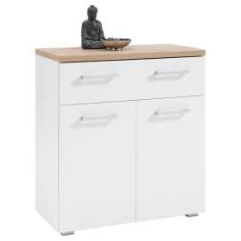 MID.YOU SKRINKA NA TOPÁNKY, biela, farba duba, 78/85/38 cm.