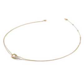 Guess Dvojitý náhrdelník so zirkónmi Nuances JSBN04546JWYGT/U.