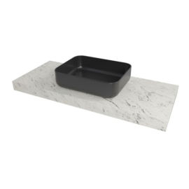 Naturel Dolce doska pod umývadlo 103,5x8x50 cm mramor carrara biela mat DO10050MCB.