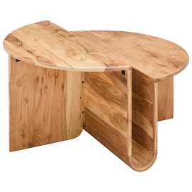 Livetastic KONFERENČNÝ STOLÍK, farba akácie, drevo, 80/40/80 cm.