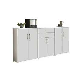 MID.YOU SKRINKA NA DOKUMENTY, biela, 253,2/113,6/33 cm.