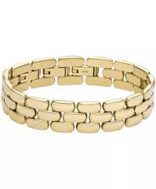 Fossil Pozlátený náramok z ocele Arden JF04784710.