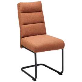 MID.YOU STOLIČKA S PRUŽNÝM PODNOŽÍM, tkaná textília, svetlohnedá.