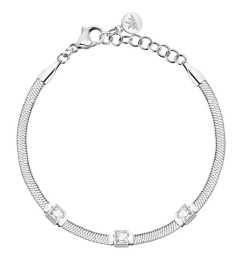 Morellato Slušivý oceľový náramok s kryštálmi Hádok Gioia SAVY32.