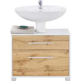 Welnova SKRINKA POD UMÝVADLO, farba duba, biela, 65/53/35 cm.