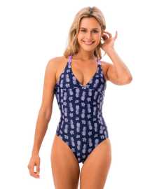 Dámske jednodielne plavky 69SLAM NANA TALLY (YMSNNA-PA) M.