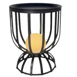 PRÍRUČNÝ STOLÍK, čierna.