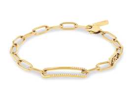 Calvin Klein Výrazný dámsky náramok Asymmetrical Elegance 35000543.