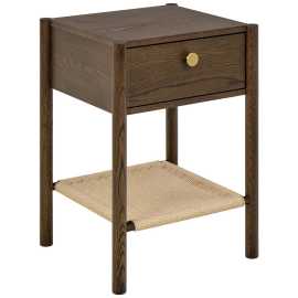 MID.YOU NOČNÝ STOLÍK, tmavý dub, 43,5/60/40 cm.