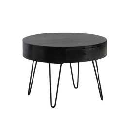 MID.YOU KONFERENČNÝ STOLÍK, čierna, drevo, 60/60/43 cm.