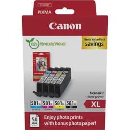 Canon PG-585XL/CL-586XL 6204C005 čierna/farebná (black/color) sada originálne cartridge + fotopapier GP-501.
Originálna cartridge = záruka priamo od výrobcu tlačiarne
100 % použitie v tlačiarni - spoľahlivá a bezproblémová tlač
Použitím originálnej náplne predlžujete životnosť tlačiarne
Overená špičková kvalita - jasný a čitateľný text, jemná grafika, kvalitnejšie obrázky
Použitie originálnej kazety ponúka rýchly a vysoký výkon a pritom stabilné výsledky = EFEKTÍVNA TLAČ
Jednoduchá inštalácia a údržba
Zabezpečujeme bezplatnú recykláciu originálnych náplní
Garancia Vašej spokojnosti s použitím našej originálnej náplne

Kód výrobcu: 6204C005