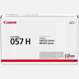 Canon 057H 3010C002 čierny (black) originálny toner.
Originálny toner = záruka priamo od výrobcu tlačiarne
100 % použitie v tlačiarni - bezproblémové fungovanie s vašou tlačiarňou
Použitím originálnej náplne predlžujete životnosť tlačiarne
Osvedčená špičková kvalita - vysoko kvalitná a spoľahlivá tlač originálnou tlačovou kazetou od prvej do poslednej stránky
Trvalé a profesionálne výsledky tlače - dlhodobá udržateľnosť tlače
Kratšia prodleva pri tlači stránok
Garancia Vašej spokojnosti s použitím našej originálnej náplne
Zabezpečujeme bezplatnú recykláciu originálnych náplní
Zlyhanie náplne v menej ako 1% prípadov
Jednoduchá a rýchla výmena náplne

Kód výrobcu: 3010C002