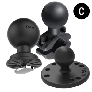 RAM Mounts Round Double Ball Base.
