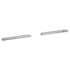 Carryhome TLMIČ DVERÍ, strieborná, 27/2/5 cm.